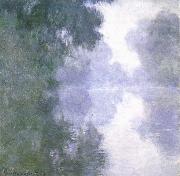 Claude Monet Arm of the Seine near Giverny in the Fog oil painting reproduction